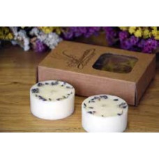 Laureta Candles rapšu vaska tējassveces ar augiem un lavandas ēterisko eļļu, 2gb